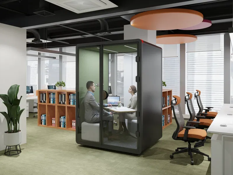 OfelosBox — akustický box pro 4 osoby v open space